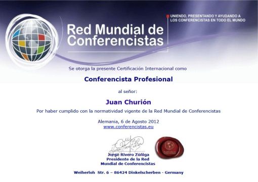 Conferencista Profesional Juan Churión