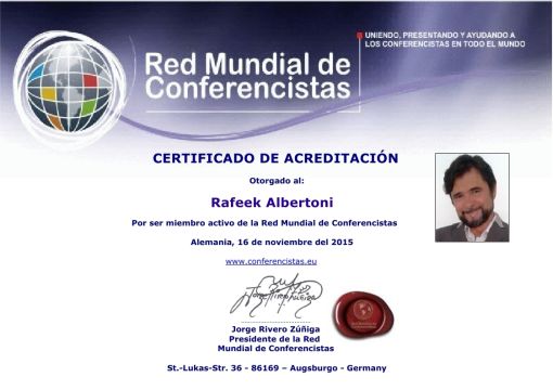 Rafeek Certificado RMC