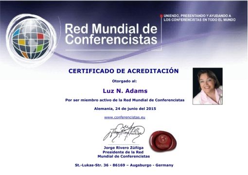 Luz Adams Conferencista