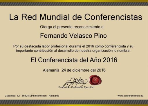 Premio Fernanado Velasco Pino